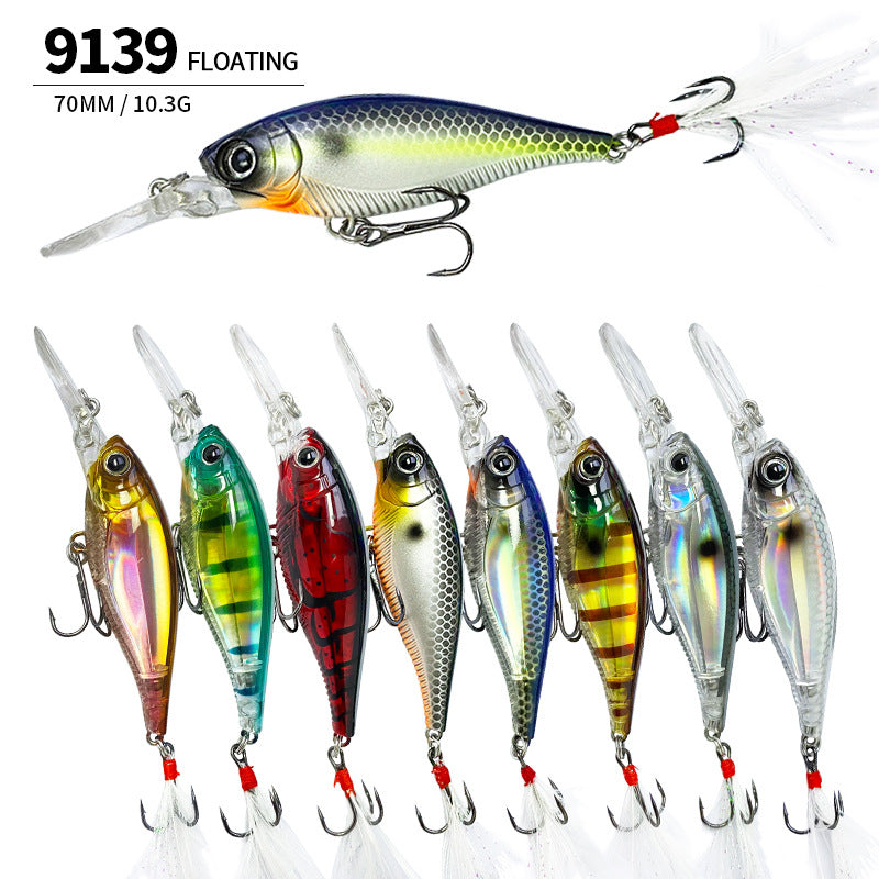 Crankbait, Bait Finesse, Japanese-Style, Long Lip Deep Diving, 1.5-2m, (70mm / 10.3g), #HB59139