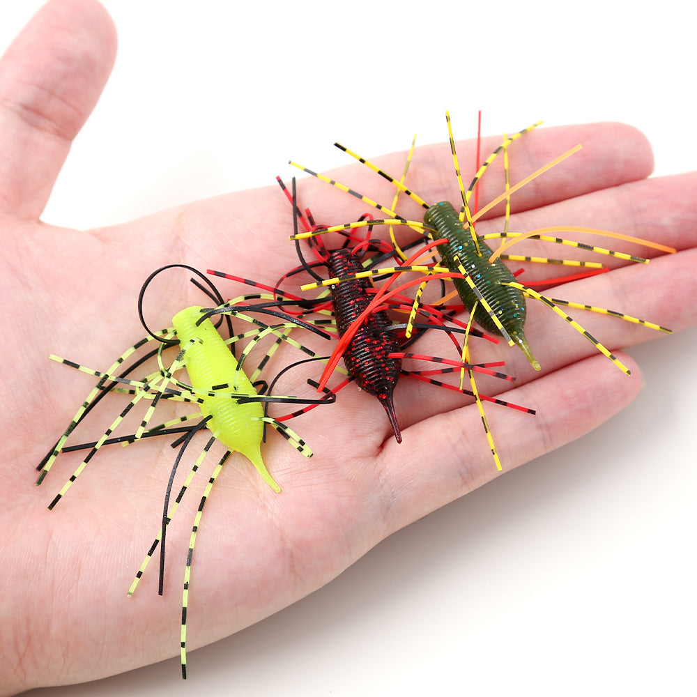 Rubber Thread Urchin Soft Bait, Japanese-Style Lure, 1.6~2.4-inch, #SB52949B