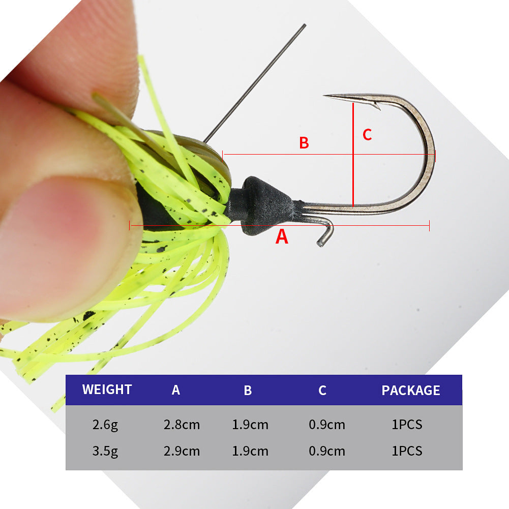 Finesse Rubber Jig, Japanese Style, 2.6g/3.5g, #RJ50201B