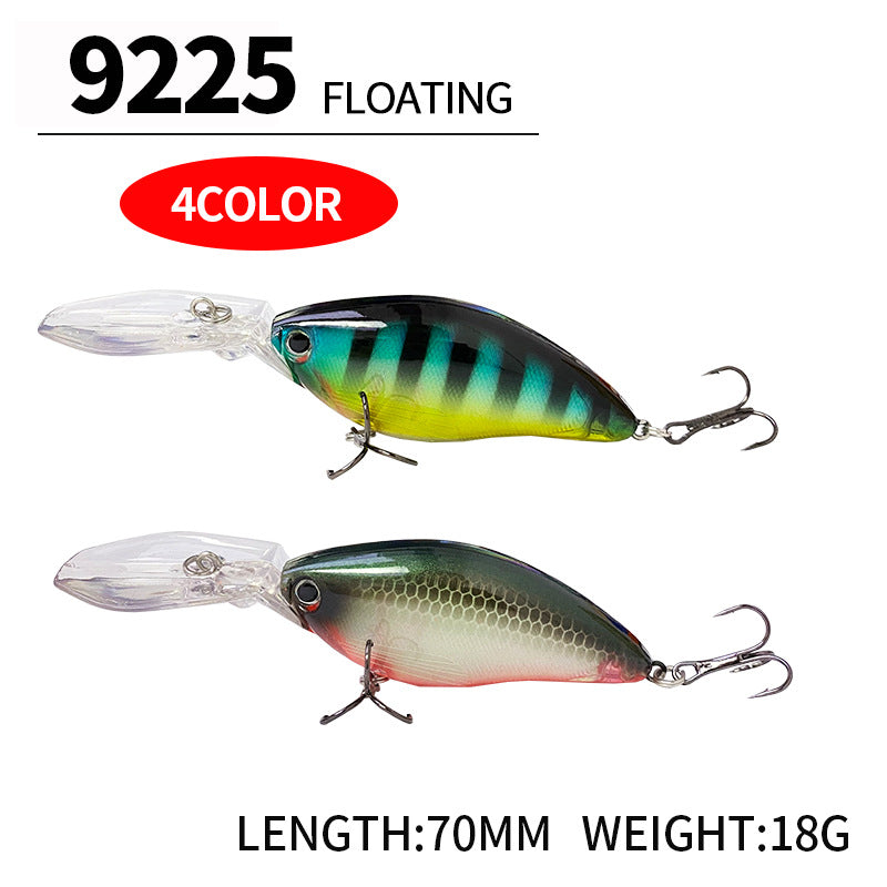 Deep Diving Crankbait, Shad-Shaped, 3-3.5m, #HB59225A