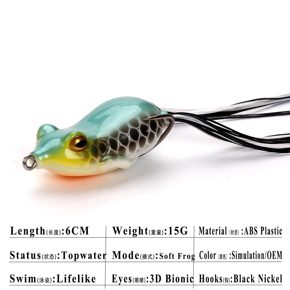 Topwater Frog Lure, 2.4-inch, 1/2 oz, #FG53121A