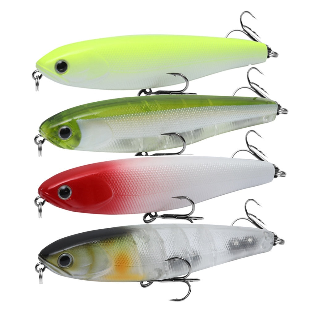 TOPWATER PENCIL LURE BAIT, 3.5~5-inch, Multiple-Colors, #HB57989K