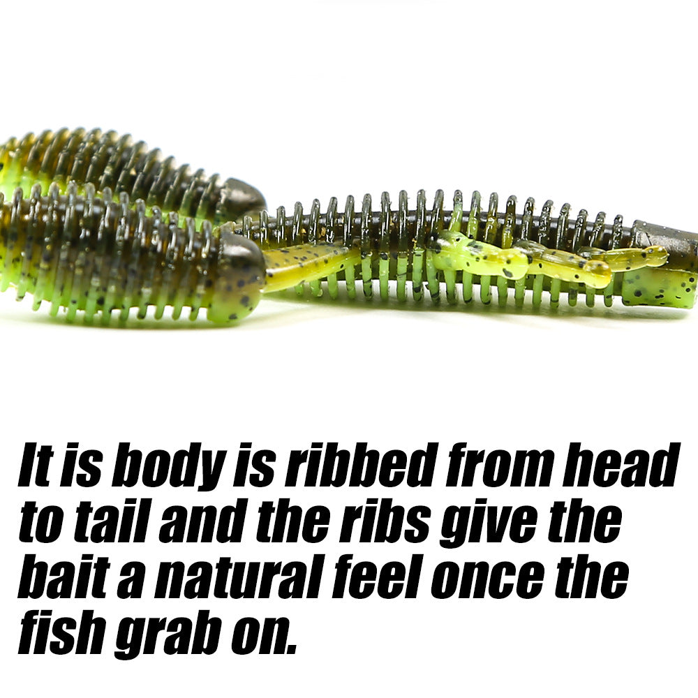 Ribbed Crayfish Soft Bait, UV & High Density, 2.75-inch, #SB50219A