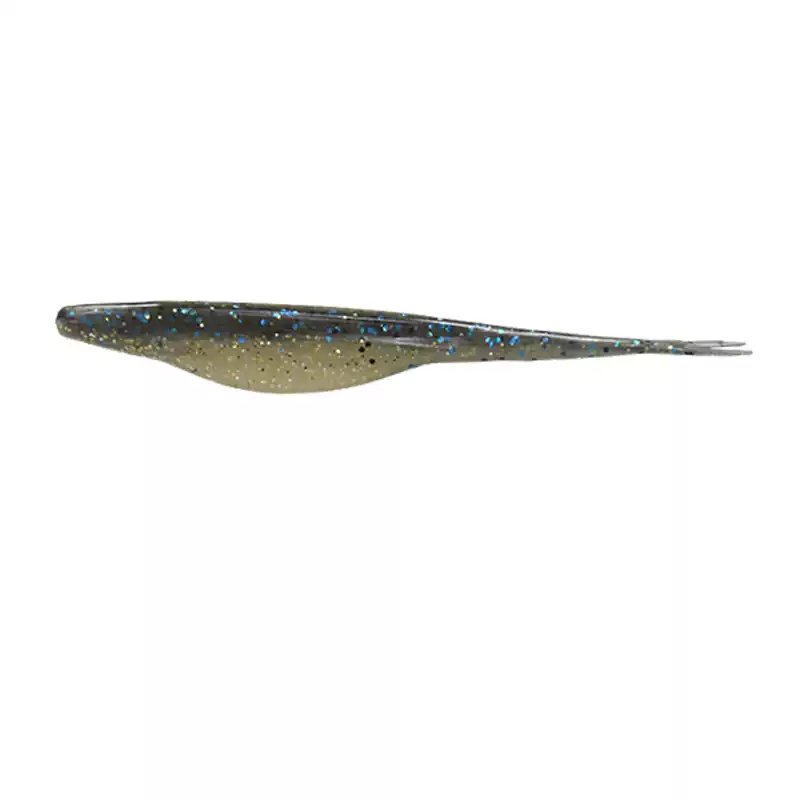 Soft Jerk Bait Fork Tail Flukee Shad, Scented #SB40108B