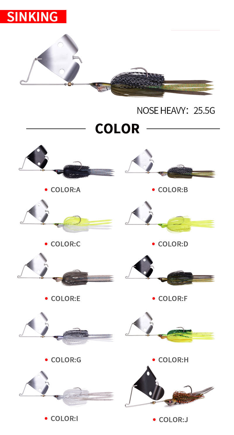 Buzzbait, Snake Texture, 25.5g, #HB59019A