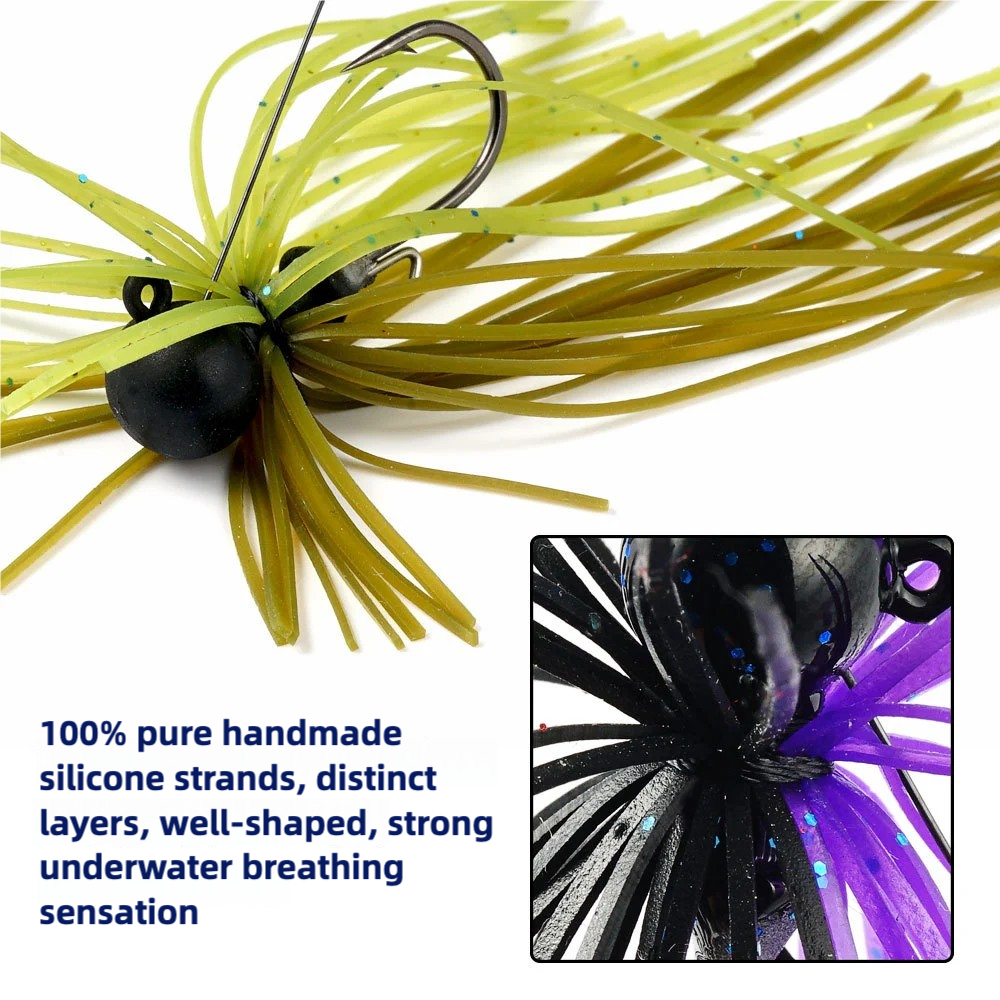 Finesse Rubber Jig, Japanese Style, 2.6g/3.5g, #RJ50201B