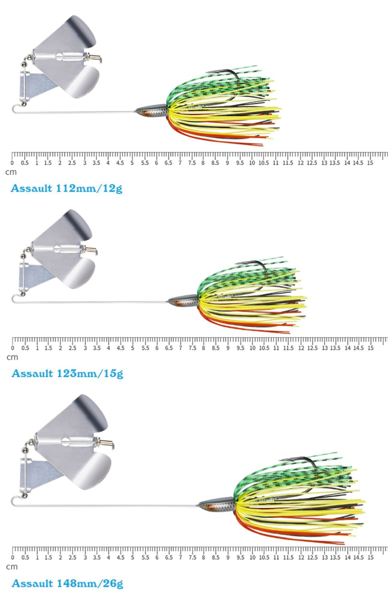 Buzzbait, 14.8g/120mm, 25.3g/145mm, #BB50266B