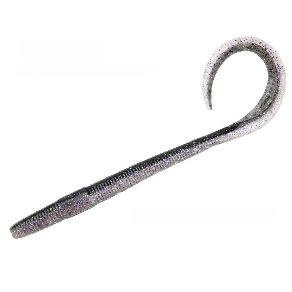 Slim Long-Tailed Worm Soft Bait, 8~10-inch, Multiple-Color, #SB50178B