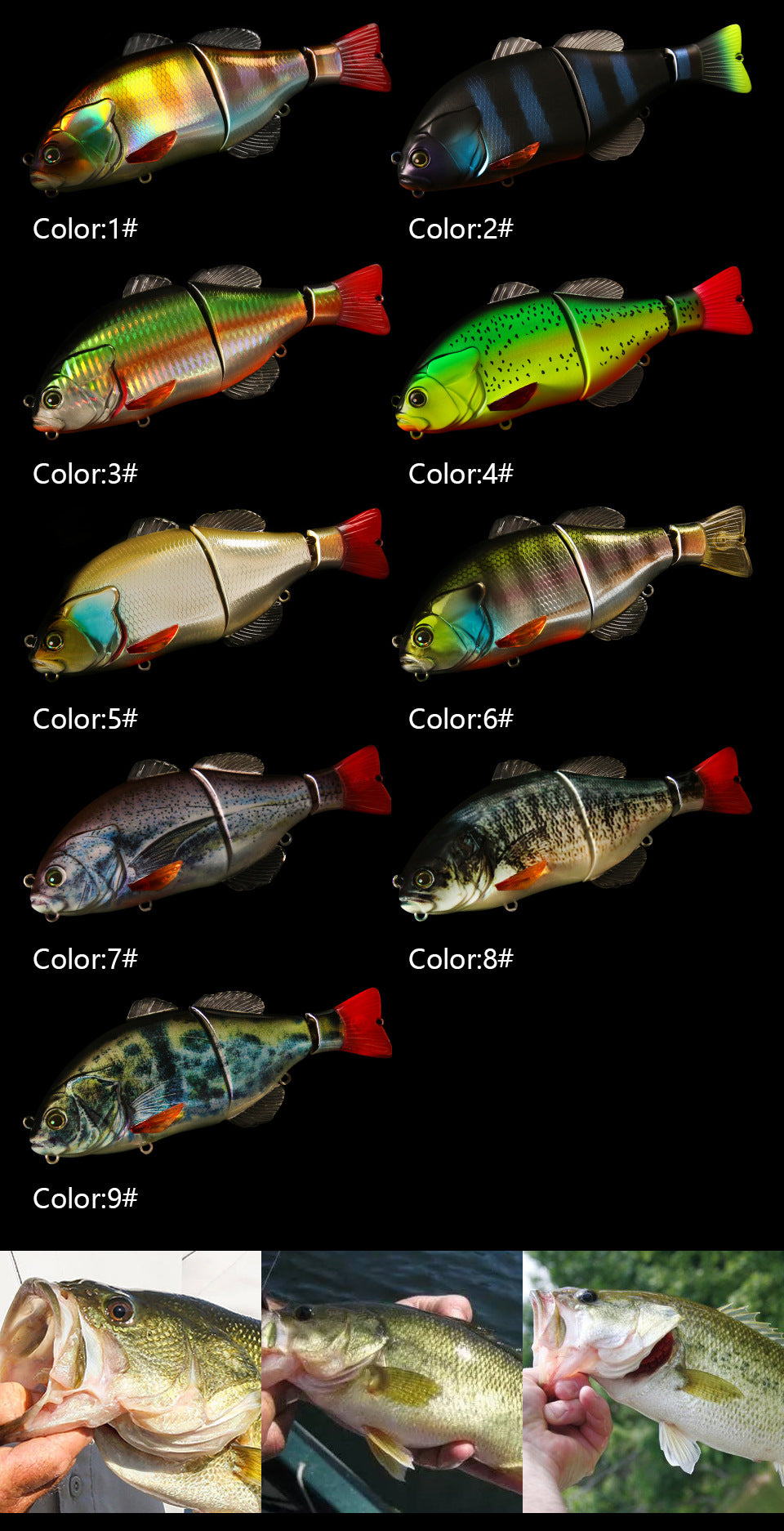 Multi-Jointed Swimbait - Floating (70g, 160mm), #SW50212A