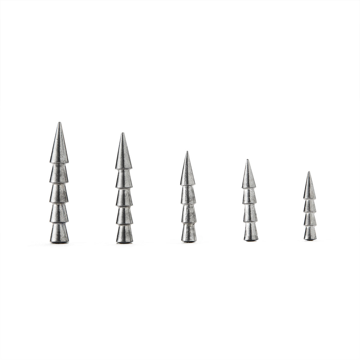 Tungsten Polished Nail Weights, 1/64 oz~1/8 oz, #TW52097A