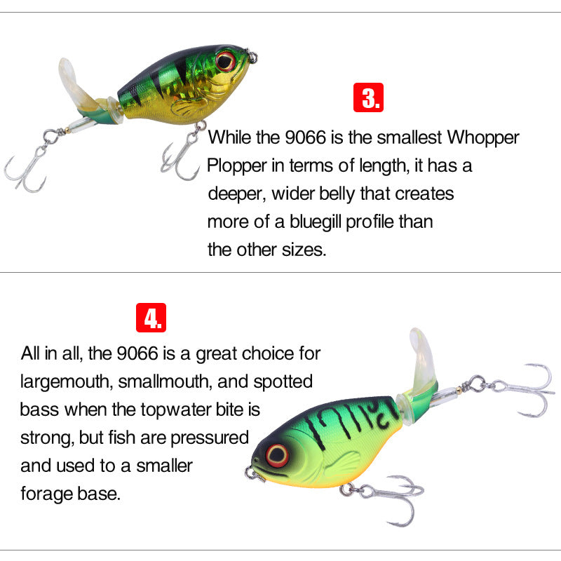 Topwater Whopper Popper, High-Performance, 75mm/17g, #HB59066A
