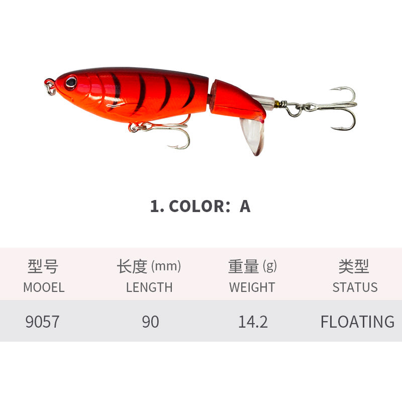 Topwater, Whopper Plopper Lure, 90mm/14.2g, #HB99057A