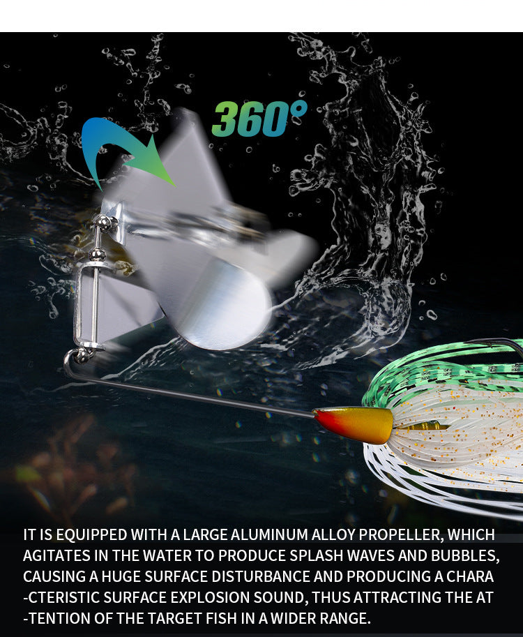 Buzzbait, 14.8g/120mm, 25.3g/145mm, #BB50266B