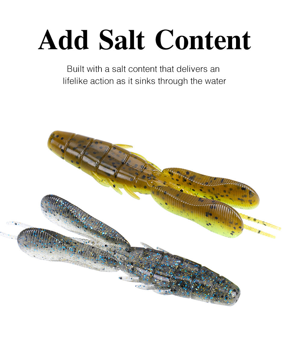 CRAYFISH Soft Bait Japanese Style, 3.5-inch, Scented&Salted, #SB50131A