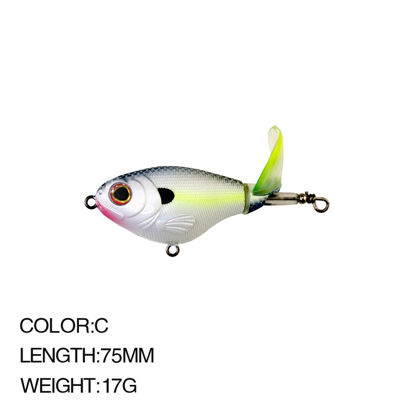 Topwater Whopper Popper, High-Performance, 75mm/17g, #HB59066A