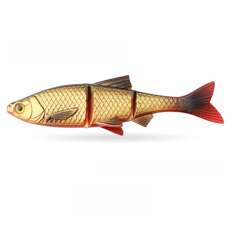 Soft Glide Bait, Swimbaits, Multi-Jointed, 8cm/9.6cm/13cm, #SW50280C