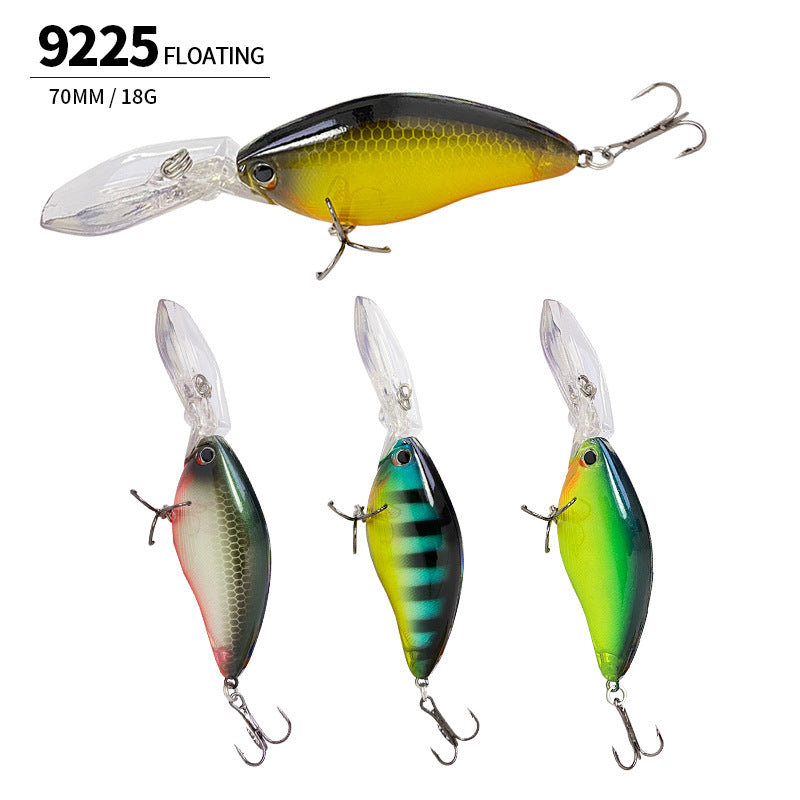 Deep Diving Crankbait, Shad-Shaped, 3-3.5m, #HB59225A
