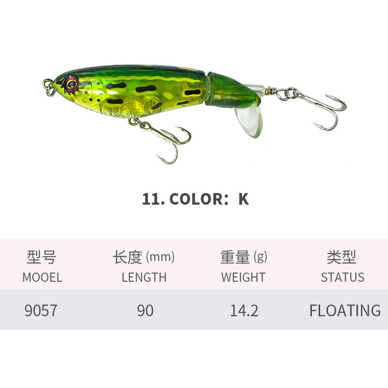Topwater, Whopper Plopper Lure, 90mm/14.2g, #HB99057A