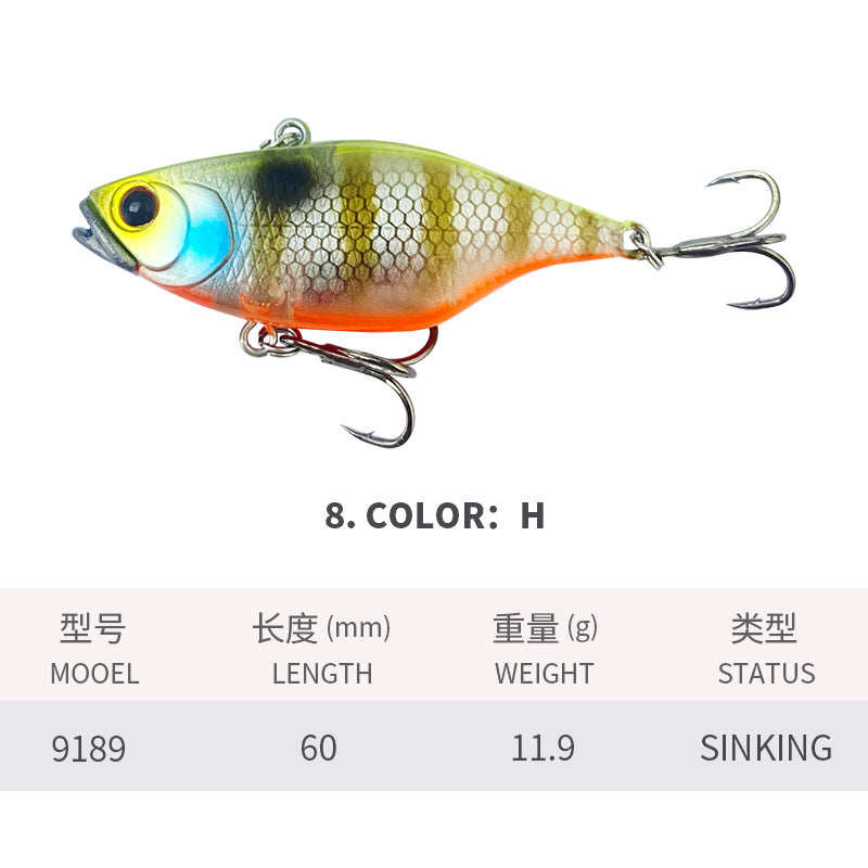 Vibration, Lipless-Crankbait, Japanese-Style, 60mm/11.9g, #HB59189A
