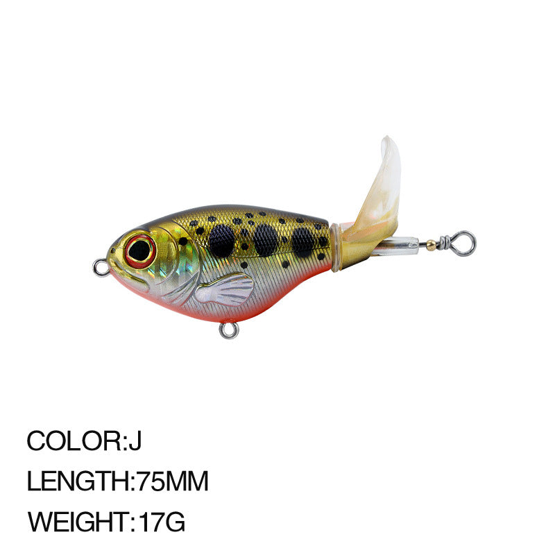 Topwater Whopper Popper, High-Performance, 75mm/17g, #HB59066A