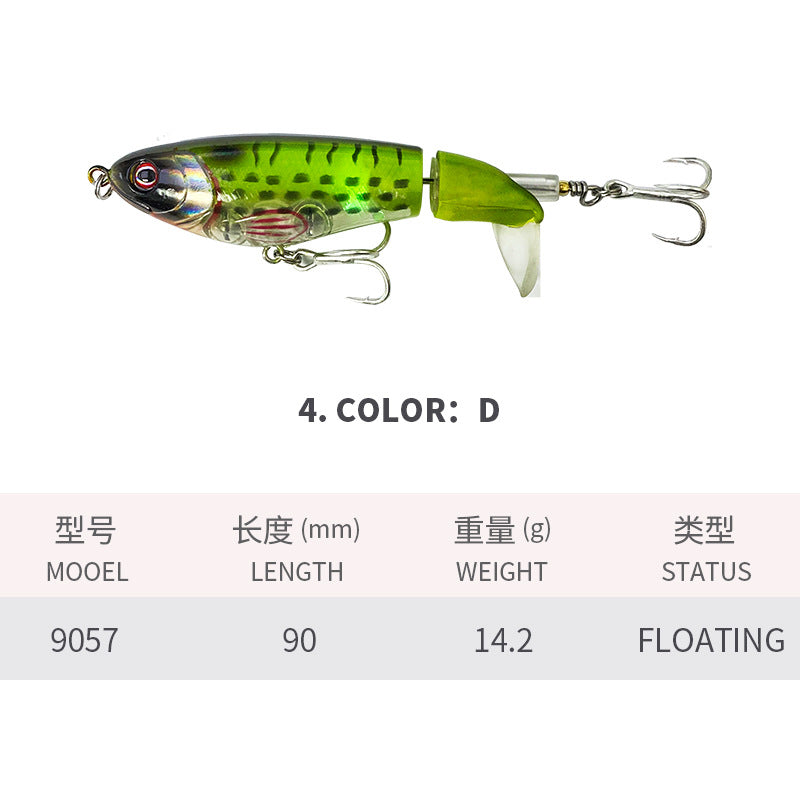 Topwater, Whopper Plopper Lure, 90mm/14.2g, #HB99057A