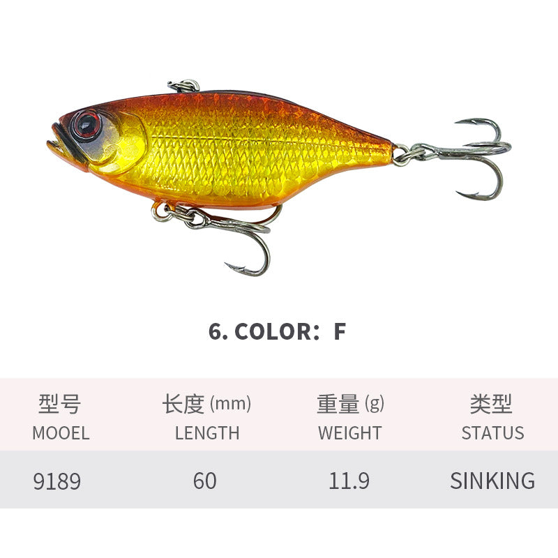 Vibration, Lipless-Crankbait, Japanese-Style, 60mm/11.9g, #HB59189A