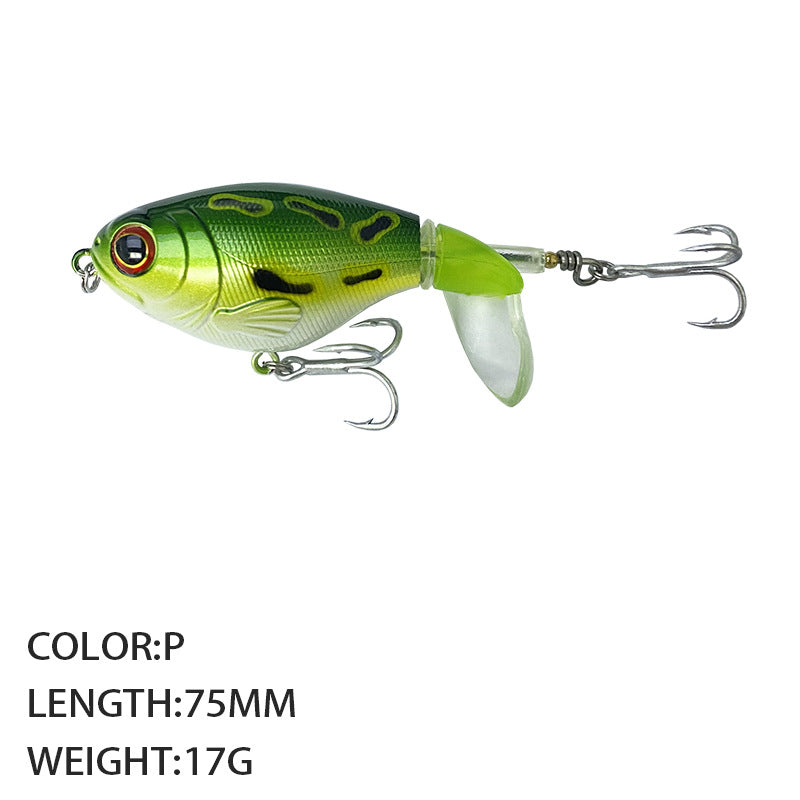 Topwater Whopper Popper, High-Performance, 75mm/17g, #HB59066A