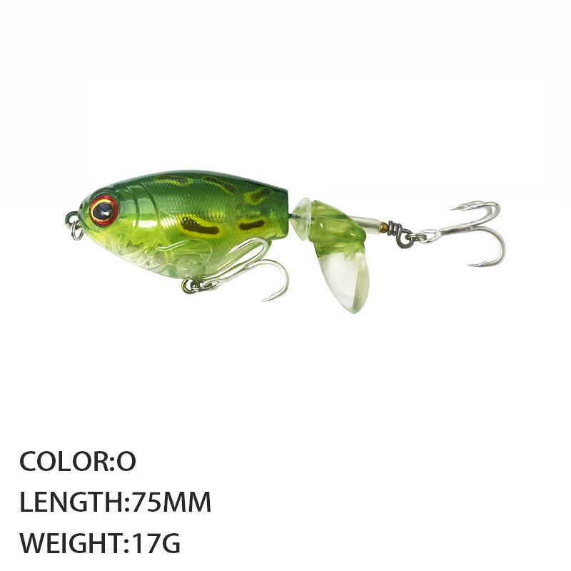 Topwater Whopper Popper, High-Performance, 75mm/17g, #HB59066A