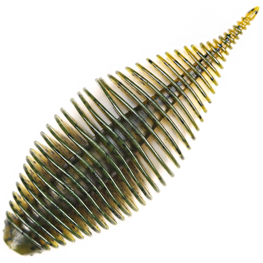 Full-Body Rib Worm Lure, Salted, 4-inch / 3-inch, #SB50218B