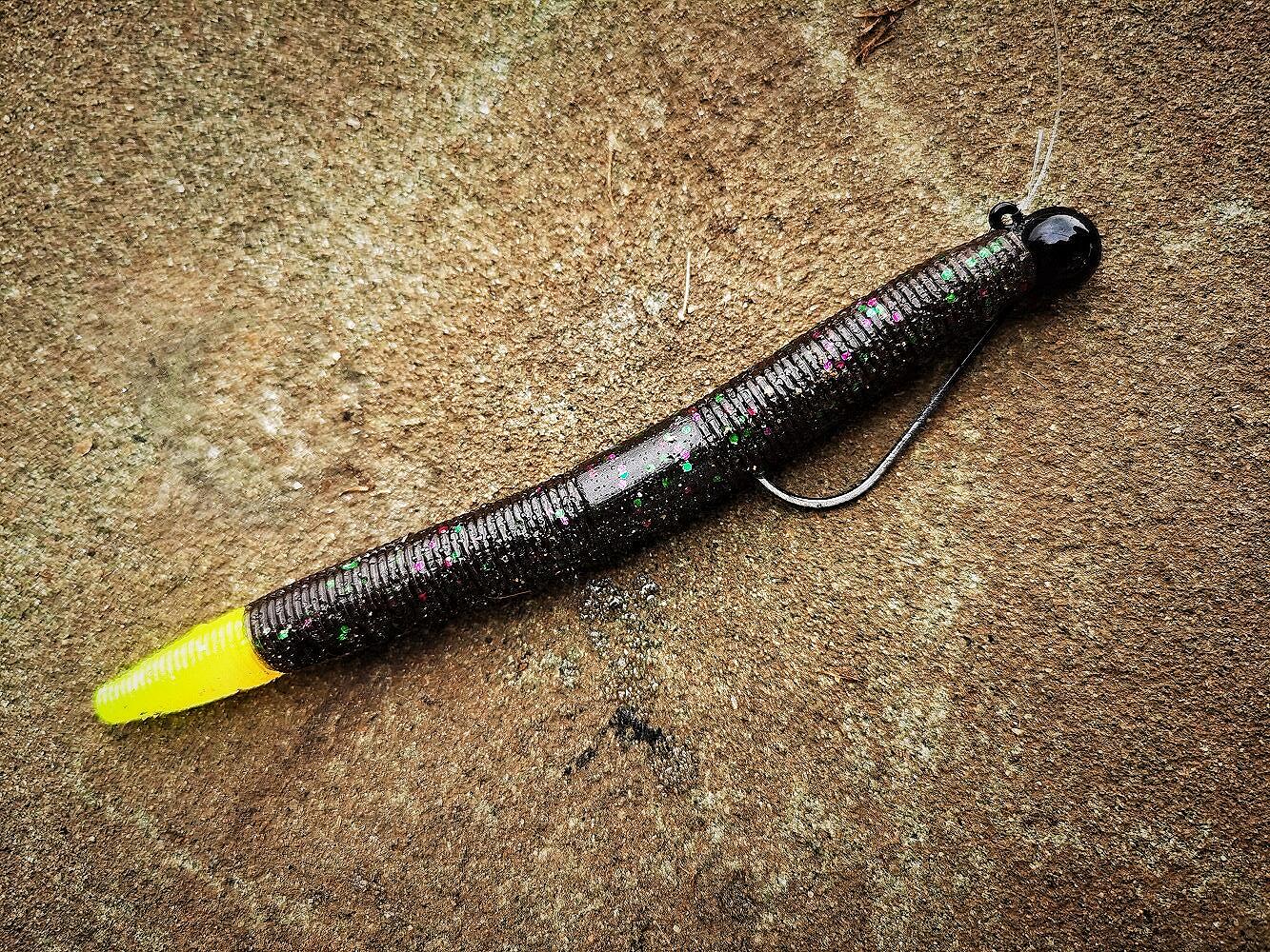 Soft Plastic Stickbait SENKO Worm, Color Tail #SB40108A