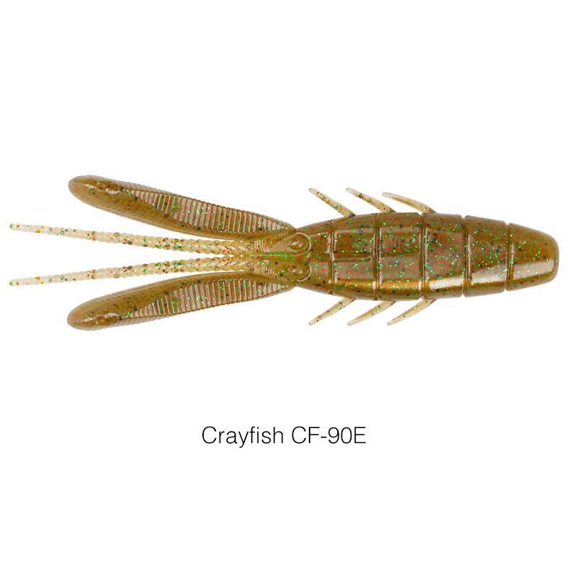 CRAYFISH Soft Bait Japanese Style, 3.5-inch, Scented&Salted, #SB50131A