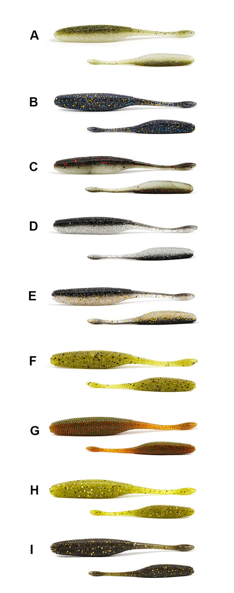 Action Tail Stick Worm, High Gravity, Salted&Scented, 3/3.75/4.5-inch, #SB50226A