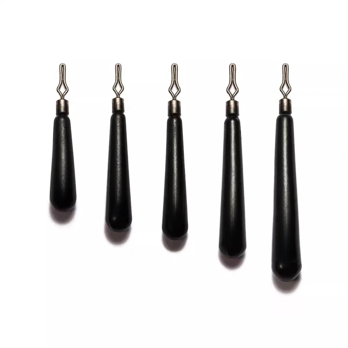 TUNGSTEN SKINNY DROP SHOT WEIGHT (LINE TIE), 1/8 oz~1 oz, Multiple Colors, #TW50225A