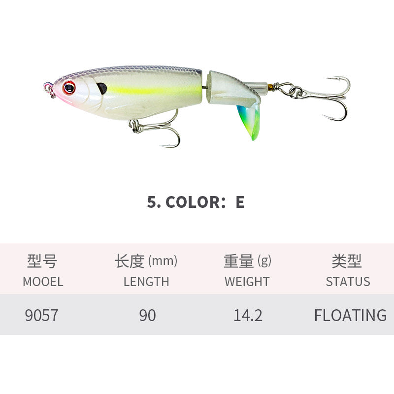 Topwater, Whopper Plopper Lure, 90mm/14.2g, #HB99057A