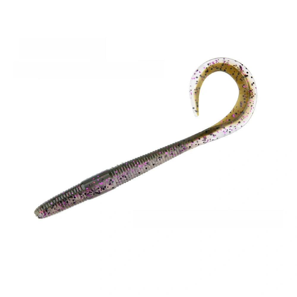 Slim Long-Tailed Worm Soft Bait, 8~10-inch, Multiple-Color, #SB50178B