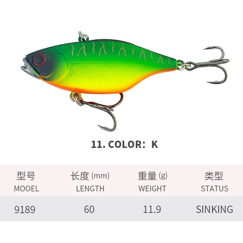 Vibration, Lipless-Crankbait, Japanese-Style, 60mm/11.9g, #HB59189A