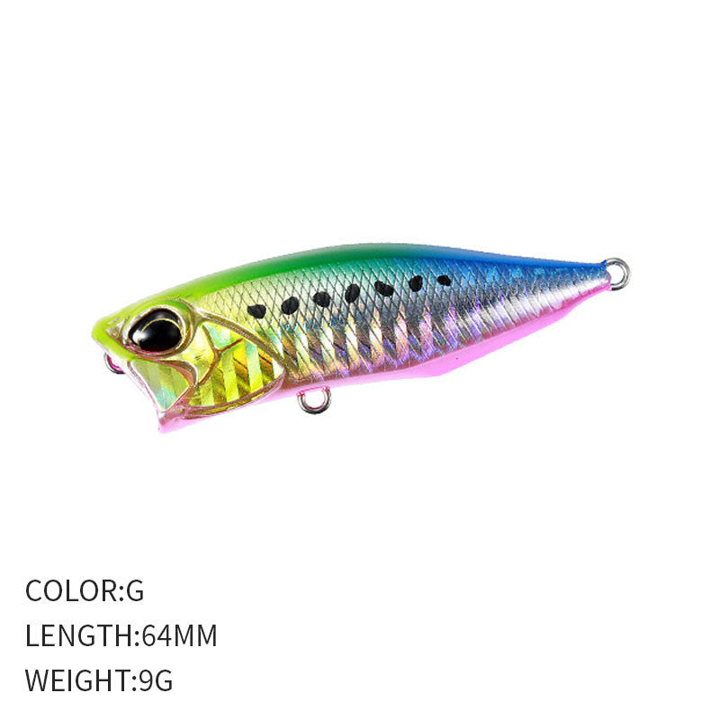 Topwater Popper, High-Performance Lure, 64mm/9g, #HB59116A