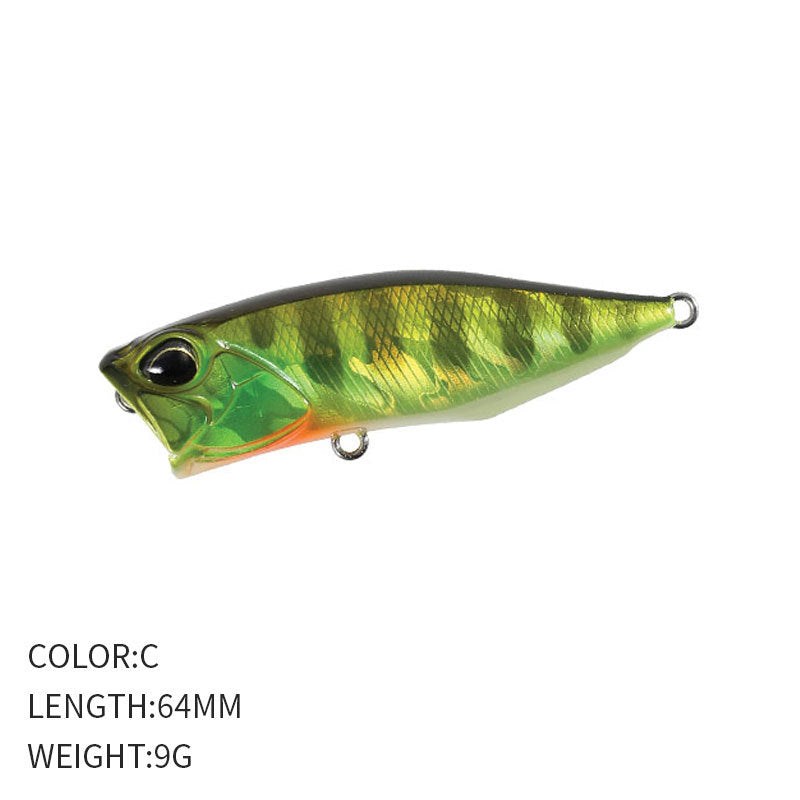 Topwater Popper, High-Performance Lure, 64mm/9g, #HB59116A
