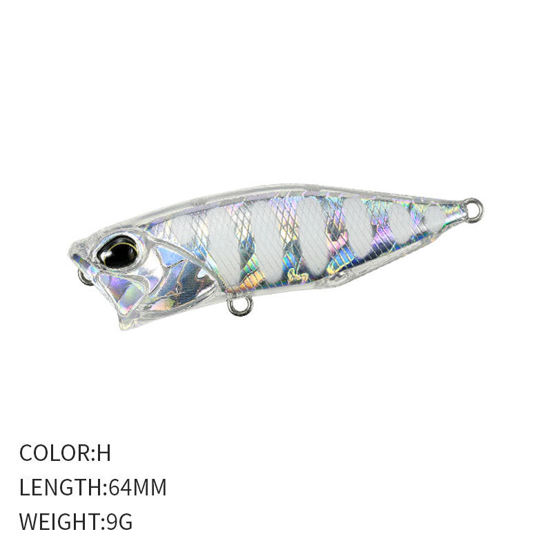 Topwater Popper, High-Performance Lure, 64mm/9g, #HB59116A