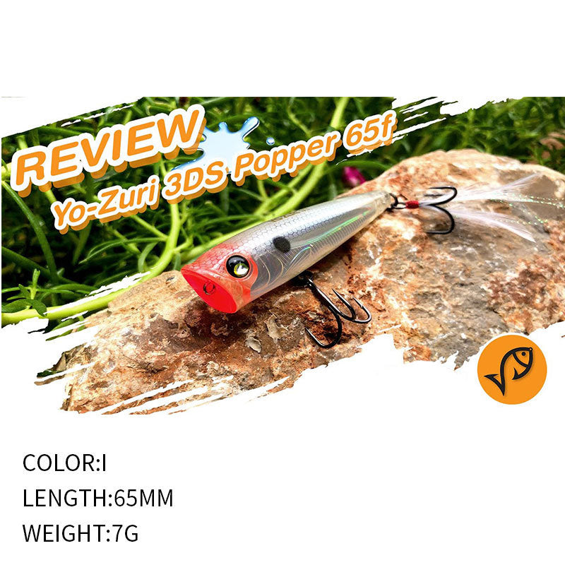 Topwater 3Ds Popper, High-Performance, #HB5P369A