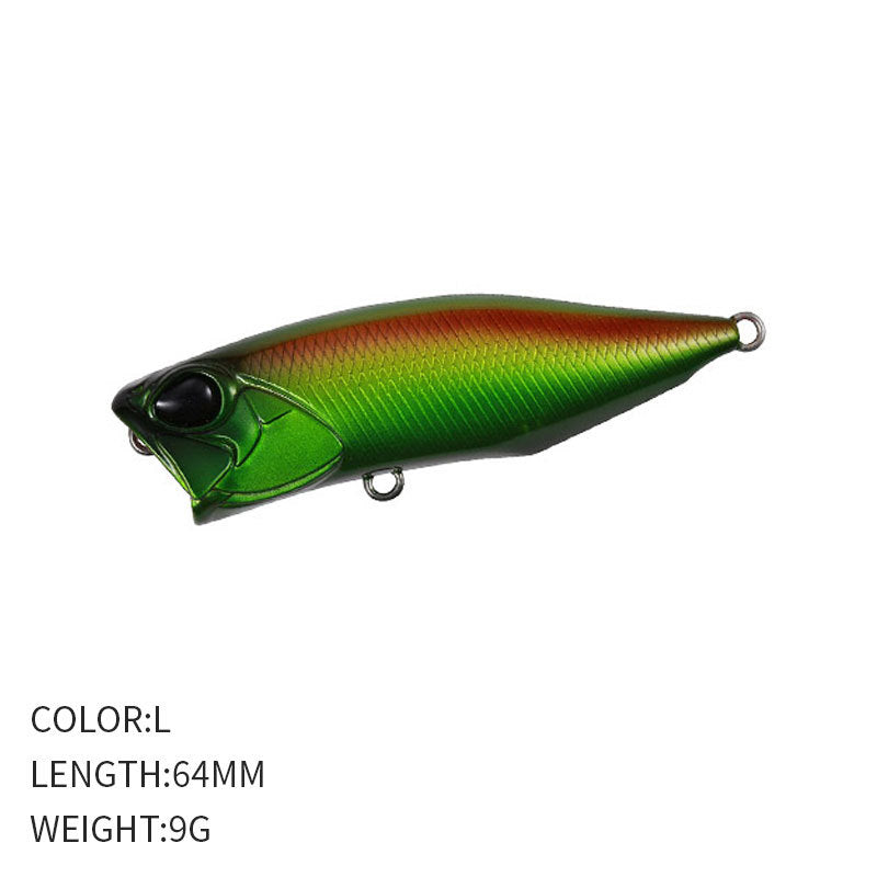 Topwater Popper, High-Performance Lure, 64mm/9g, #HB59116A