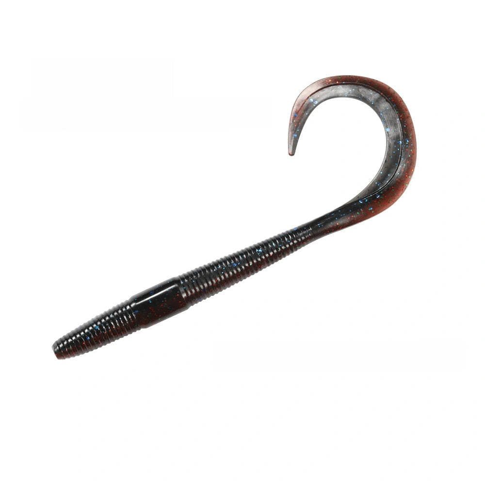 Slim Long-Tailed Worm Soft Bait, 8~10-inch, Multiple-Color, #SB50178B