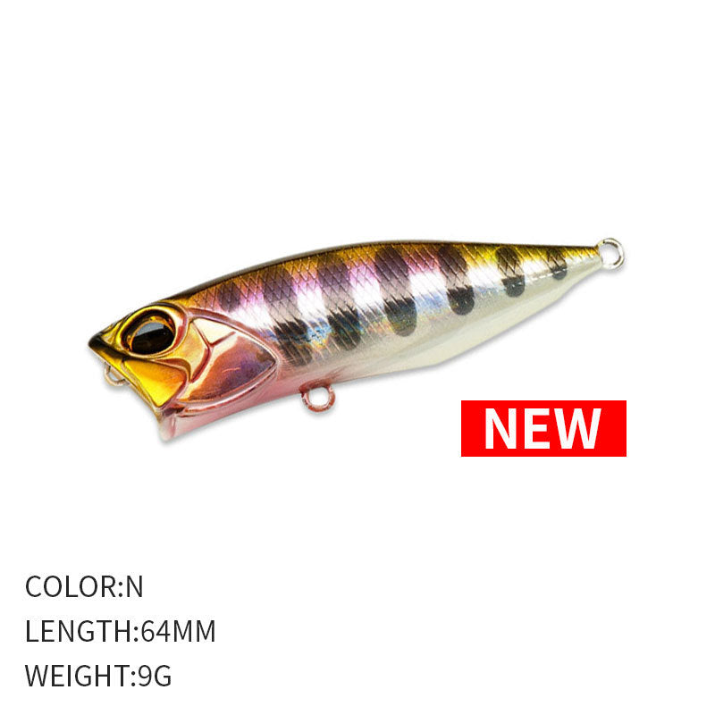 Topwater Popper, High-Performance Lure, 64mm/9g, #HB59116A