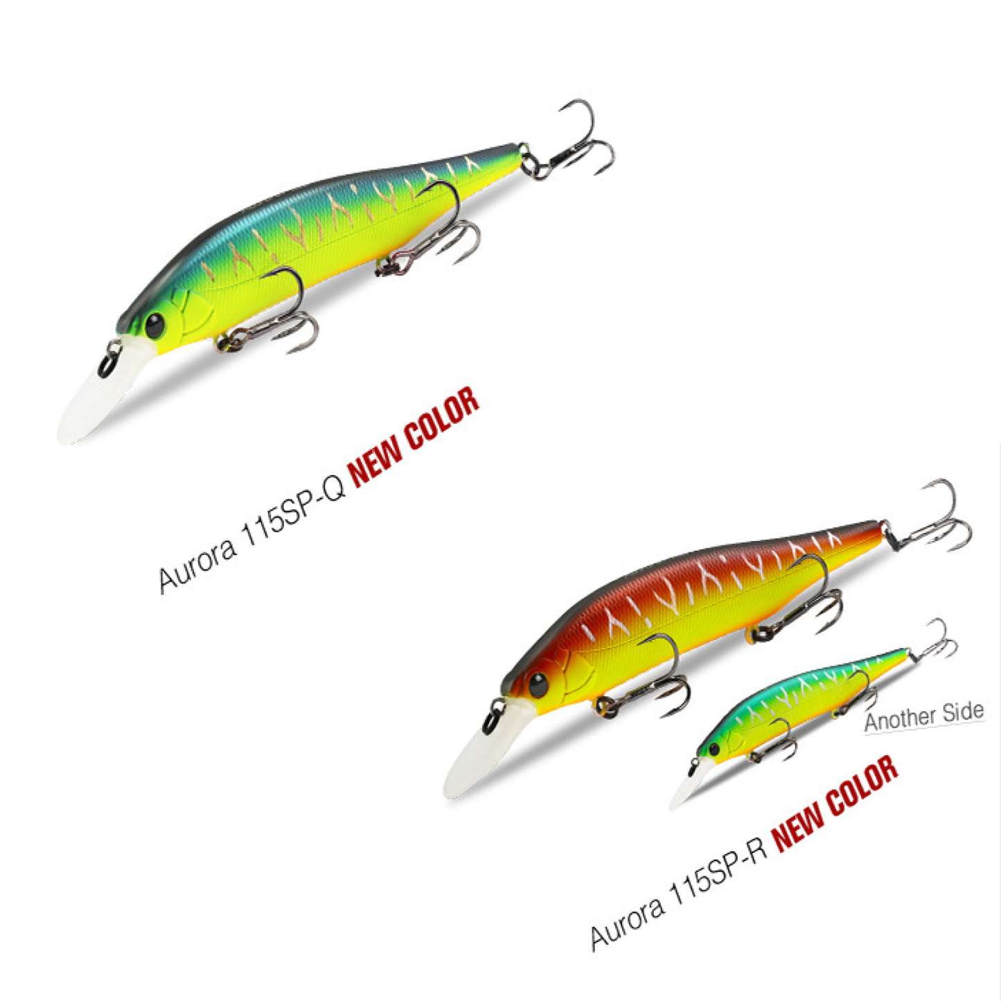 Jerkbait 115SP, Suspend, 4.5-inch, Diving 9.2-ft, #HB59090A