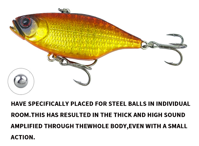 Vibration, Lipless-Crankbait, Japanese-Style, 60mm/11.9g, #HB59189A