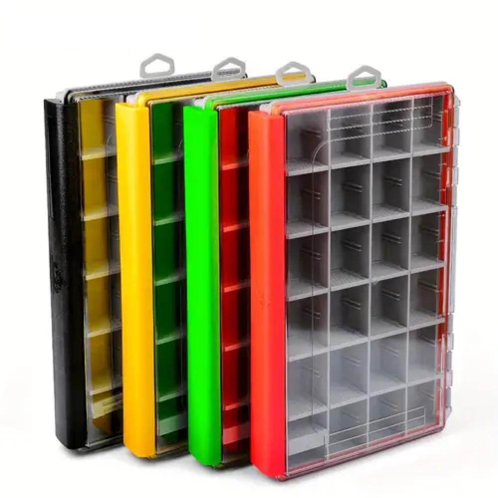 WATERPROOF TACKLE BOX with Transparent Lid & Adjustable Dividers, 3600/3700, #TB50221B