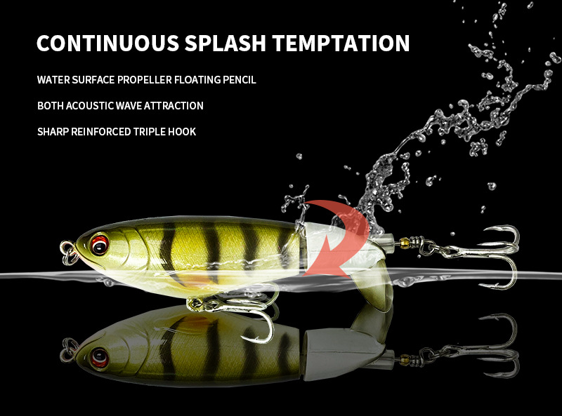 Topwater, Whopper Plopper Lure, 90mm/14.2g, #HB99057A
