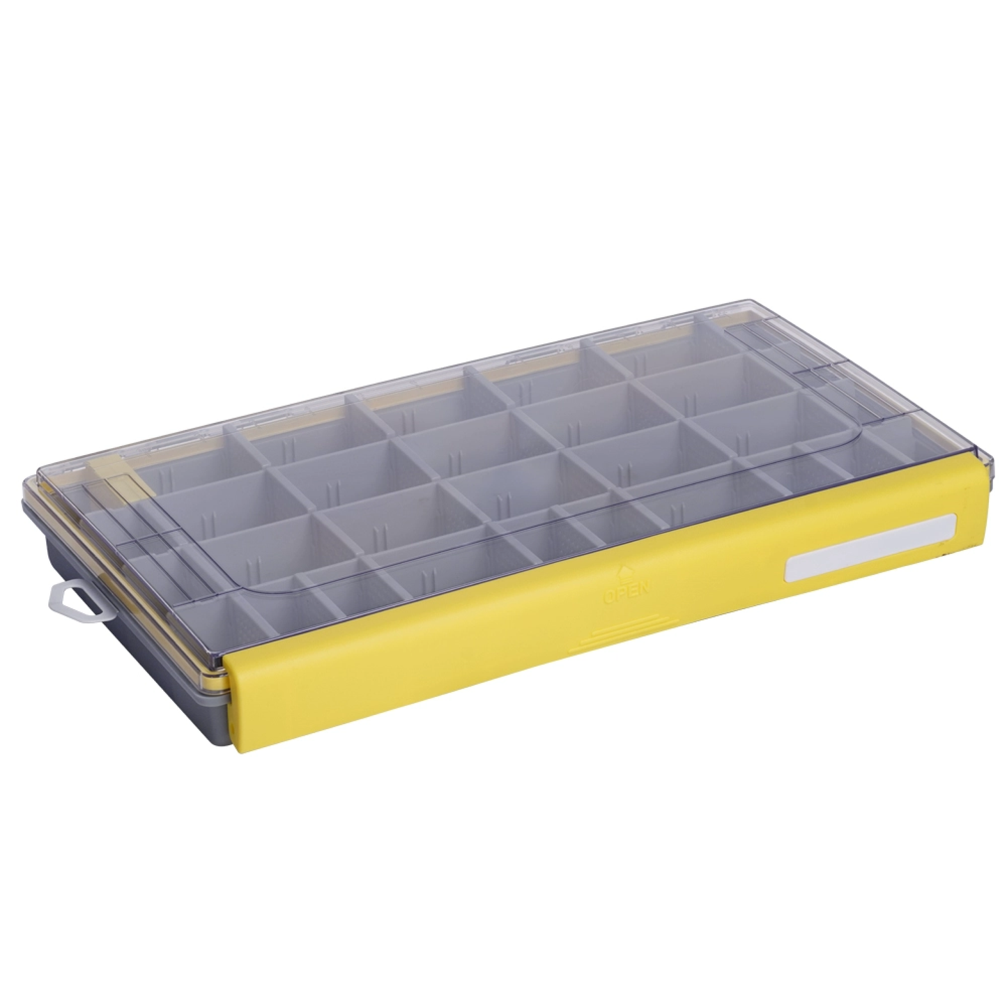 WATERPROOF TACKLE BOX with Transparent Lid & Adjustable Dividers, 3600/3700, #TB50221B