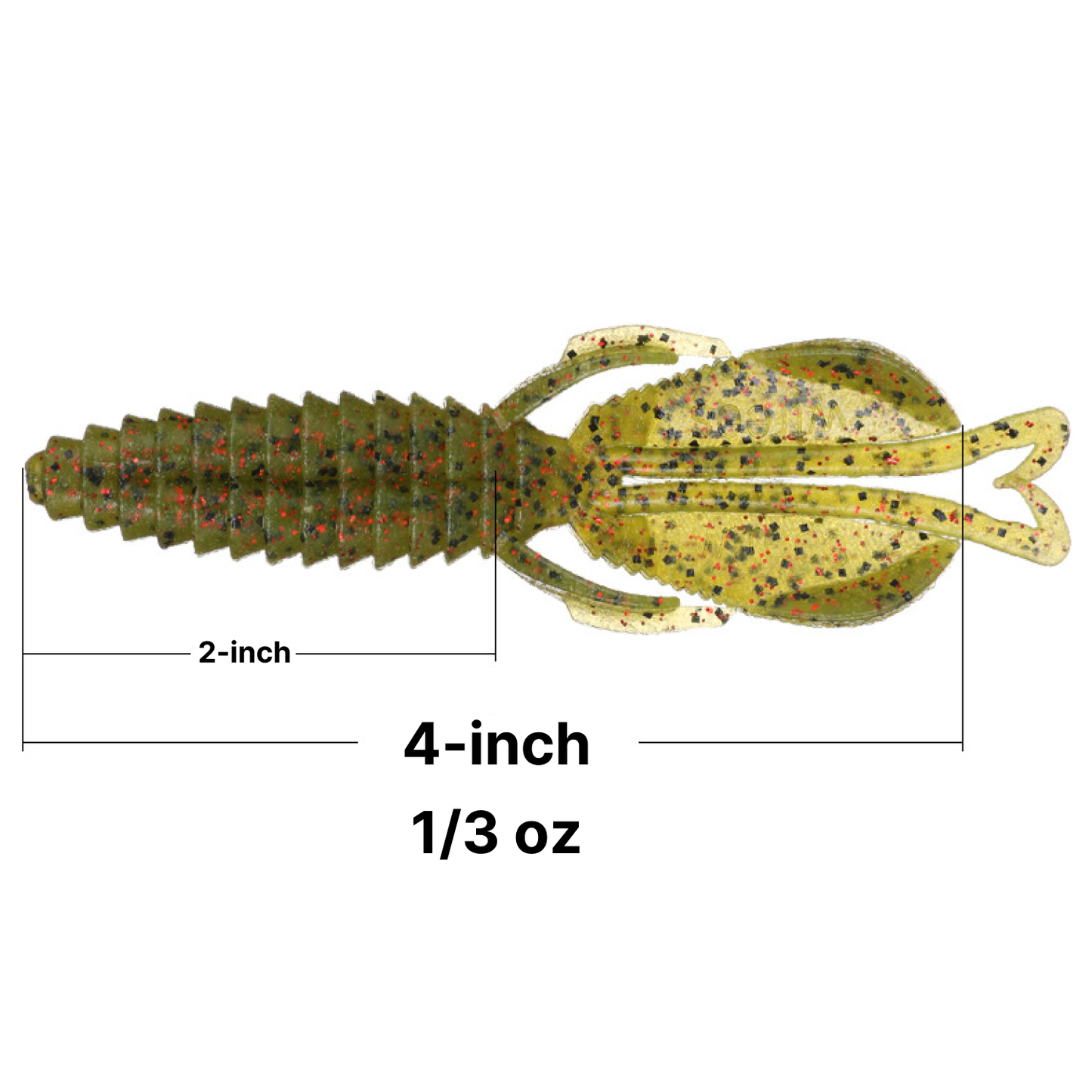RiverRider Beaver Bait, Texas Rig, 4-inch, #SB58412A