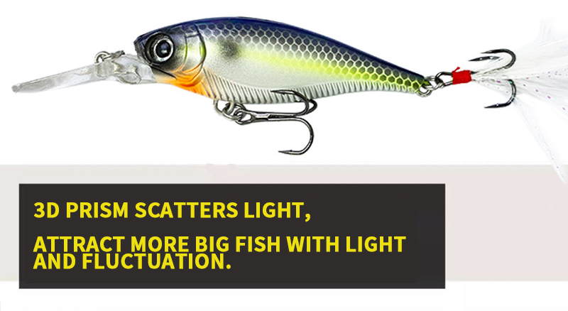 Crankbait, Bait Finesse, Japanese-Style, Long Lip Deep Diving, 1.5-2m, (70mm / 10.3g), #HB59139